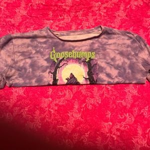 purple tie dye shirt